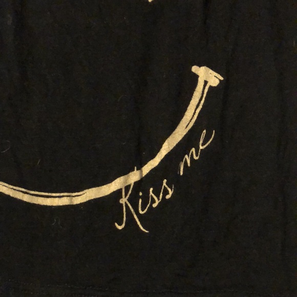 Seductions short black top - Picture 3 of 7